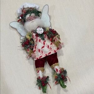 Mark Roberts Festive Santa with Red and Green Accents size 11”